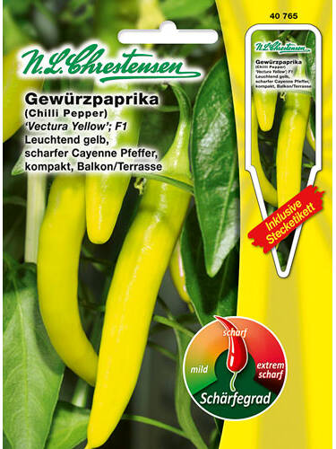 Hauptbild des Artikels "Gewrzpaprika Vectura Yellow F1" aus der Kategorie "Samen"