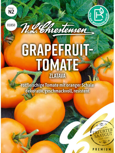 Hauptbild des Artikels "Grapefruit-Tomate Zlatava" aus der Kategorie "Tomatensamen"
