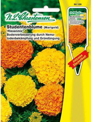 Hauptbild des Artikels "Groblumige Studentenblume Riesenmix" aus der Kategorie "Samen"