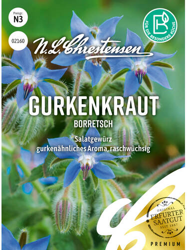 Hauptbild des Artikels "Gurkenkraut / Borretsch" aus der Kategorie "Samen"