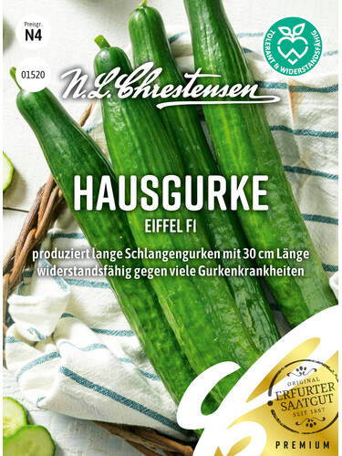 Gurkensamen - Hausgurke Eiffel F1