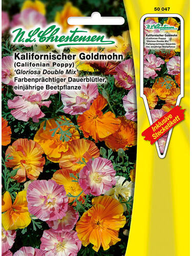 Samen - Kalifornischer Goldmohn Gloriosa Double Mix