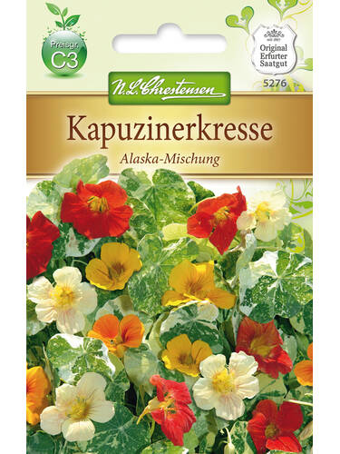 Hauptbild des Artikels "Kapuzinerkresse Alaska-Mischung" aus der Kategorie "Samen"