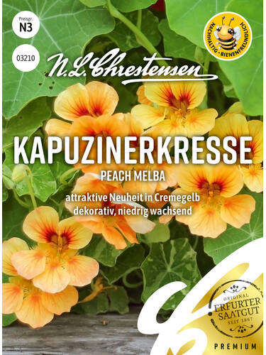 Hauptbild des Artikels "Kapuzinerkresse Peach Melba" aus der Kategorie "Samen"