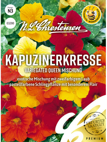 Kapuzinerkresse Variegated Queen Mischung