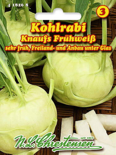 Hauptbild des Artikels "Kohlrabi Knaufs Frhwei" aus der Kategorie "Kohlsamen"