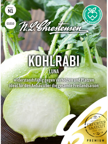 Hauptbild des Artikels "Kohlrabi Luna" aus der Kategorie "Kohlsamen"