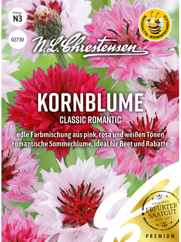 Hauptbild des Artikels "Kornblume Classic Romantic" aus der Kategorie "Samen"
