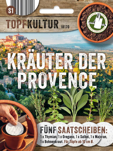 Kruter der Provence - Saatscheiben Set