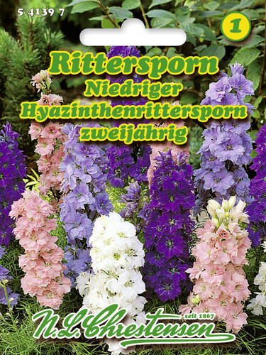 Hauptbild des Artikels "Niedriger Hyazinthenrittersporn-Mischung" aus der Kategorie "Samen"