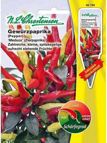 Samen - Paprika Medusa Gewrz- und Zierpaprika