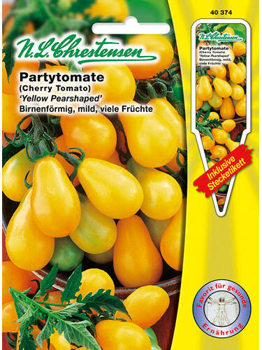 Tomatensamen - Partytomate Yellow Pearshaped