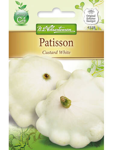 Hauptbild des Artikels "Patisson Custard White" aus der Kategorie "Samen"
