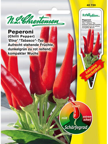 Hauptbild des Artikels "Peperoni Etna Tabasco-Typ" aus der Kategorie "Samen"