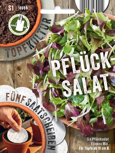 Hauptbild des Artikels "Pflcksalat Fitness Mix - Saatscheiben"