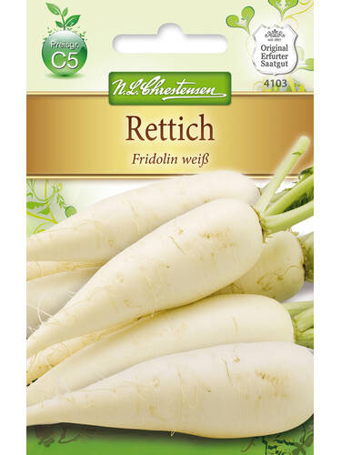 Hauptbild des Artikels "Rettich Fridolin wei" aus der Kategorie "Samen"