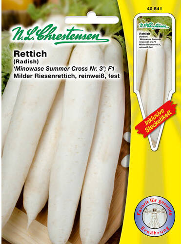 Hauptbild des Artikels "Rettich Minowase Summer Cross Nr.3 F1" aus der Kategorie "Samen"