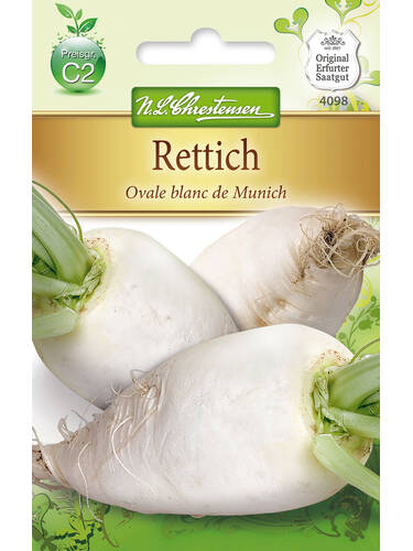 Hauptbild des Artikels "Rettich Ovale blanc de Munich" aus der Kategorie "Samen"