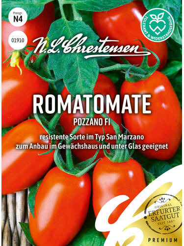 Hauptbild des Artikels "Romatomate Pozzano, F1" aus der Kategorie "Tomatensamen"