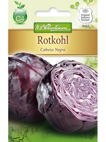 Hauptbild des Artikels "Rotkohl Cabeza Negra" aus der Kategorie "Kohlsamen"