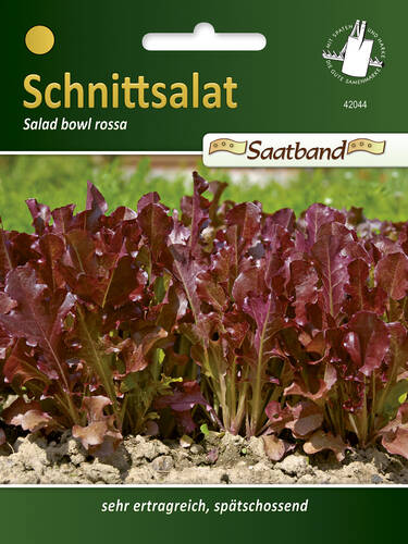 Hauptbild des Artikels "Schnittsalat Salad bowl rossa" aus der Kategorie "Samen"
