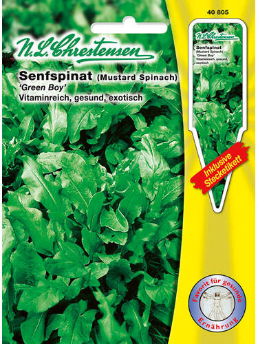 Hauptbild des Artikels "Senfspinat Green Boy" aus der Kategorie "Salatsamen"
