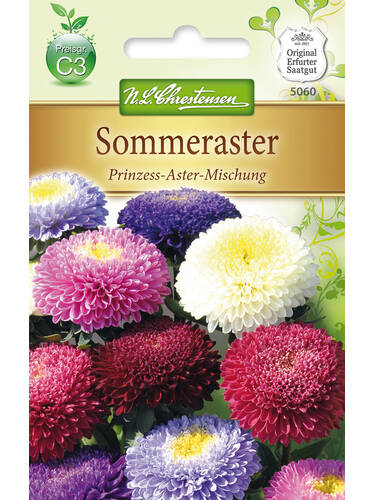 Samen - Sommeraster Prinzess-Aster-Mischung