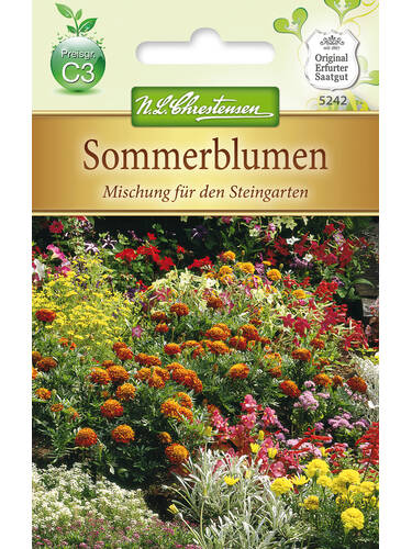 Sommerblumenmischung fr den Steingarten