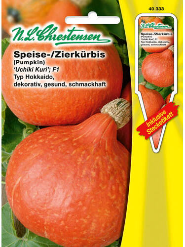 Hauptbild des Artikels "Speise-/ Zierkrbis Uchiki Kuri F1" aus der Kategorie "Krbissamen"