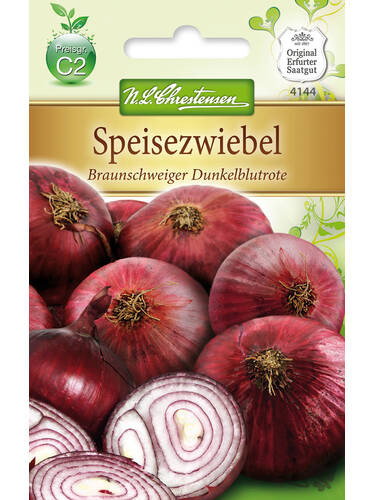 Samen - Speisezwiebel Braunschweiger Dunkelrote