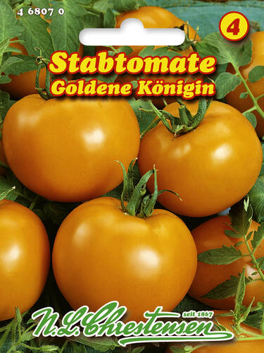 Tomatensamen - Stabtomate Goldene Knigin