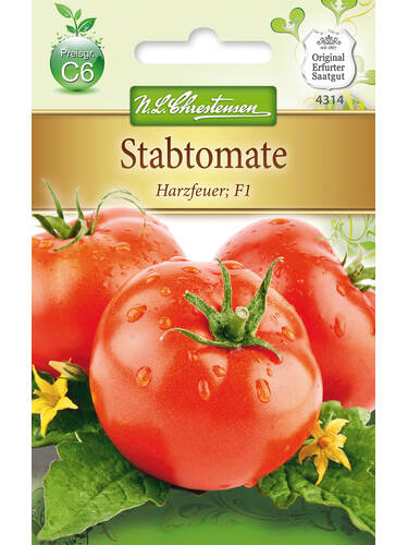 Tomatensamen - Stabtomate Harzfeuer, F1
