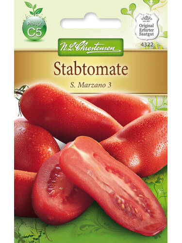 Hauptbild des Artikels "Stabtomate San Marzano 3" aus der Kategorie "Tomatensamen"