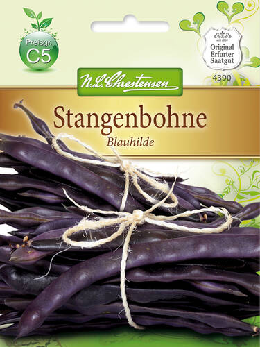 Hauptbild des Artikels "Stangenbohne Blauhilde" aus der Kategorie "Samen"