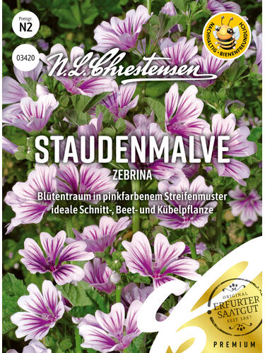 Hauptbild des Artikels "Stauden-Malve Zebrina" aus der Kategorie "Samen"