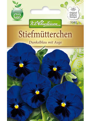 Hauptbild des Artikels "Stiefmtterchen Dunkelblau mit Auge" (Bildbeschreibung ist in Arbeit)
