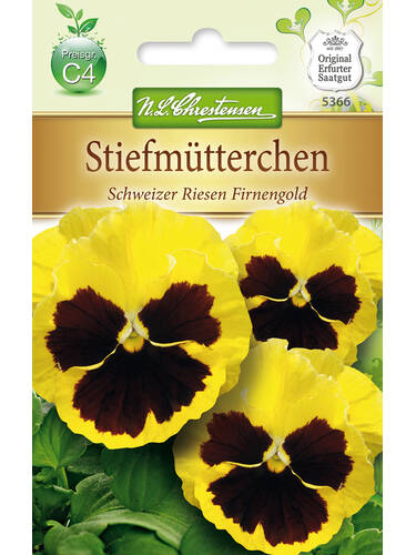 Hauptbild des Artikels "Stiefmtterchen Schweizer Riesen Firnengold" aus der Kategorie "Samen"