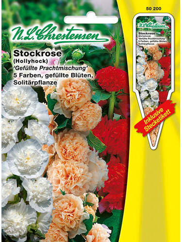 Hauptbild des Artikels "Stockrose Gefllte Prachtmischung" aus der Kategorie "Samen"