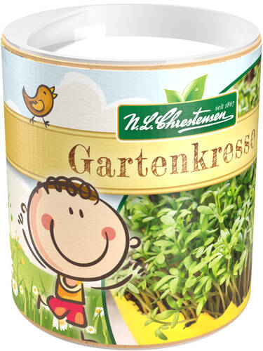 Samen - Streudose Gartenkinder Gartenkresse, Einfache