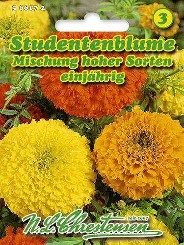 Hauptbild des Artikels "Studentenblumen Mischung hoher Sorten (Portion)" aus der Kategorie "Samen"