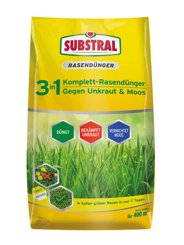 Hauptbild des Artikels "Substral 3in1 Komplettrasendnger"