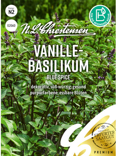 Hauptbild des Artikels "Vanille-Basilikum Blue Spice" aus der Kategorie "Samen"