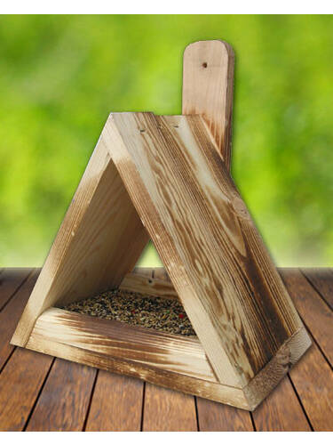 Vogelfutterhaus zum Befestigen an Wand oder Baum