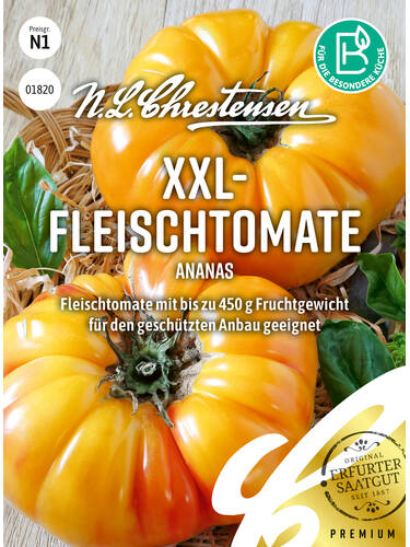Tomatensamen - XXL-Fleischtomate Ananas
