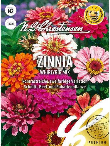 Samen - Zinnia Whirlygig Mix