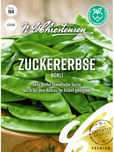 Samen - Zuckererbse Norli