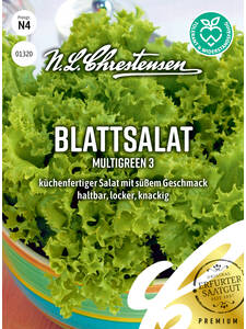Samen - Blattsalat Multigreen 3