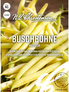 Samen - Buschbohne Maxidor: (Bildbeschreibung ist in Arbeit)