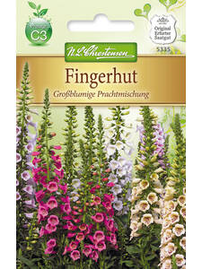 Samen - Fingerhut Groblumige Prachtmischung: (Bildbeschreibung ist in Arbeit)