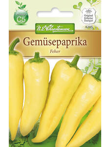 Samen - Gemsepaprika Feher